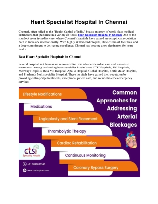 Heart Specialist Hospital In Chennai