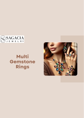 Multi Gemstone Rings The Perfect Blend of Color & Elegance
