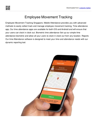 Employee Movement Tracking