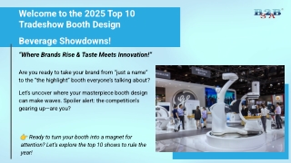 Welcome to the 2025 Top 10 Beverage Showdowns at Tradeshow!