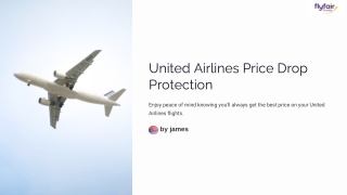 United Airlines Price Drop Protection
