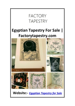Egyptian Tapestry For Sale  Factorytapestry.com
