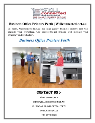 Business Office Printers Perth Wellconnected.net.au
