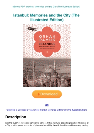 eBooks PDF Istanbul Memories and the City (The Illustrated Edition)