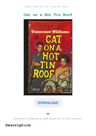 Books Read Cat on a Hot Tin Roof