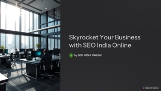 Skyrocket Your Business with SEO India Online