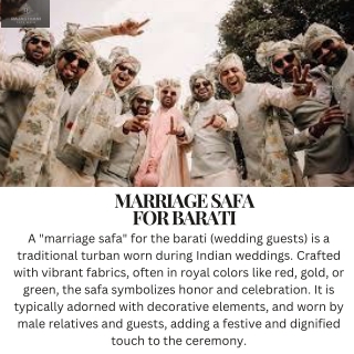 wedding pagri for barati on rent