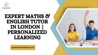 Expert Maths & English Tutor in London | Personalized Learning