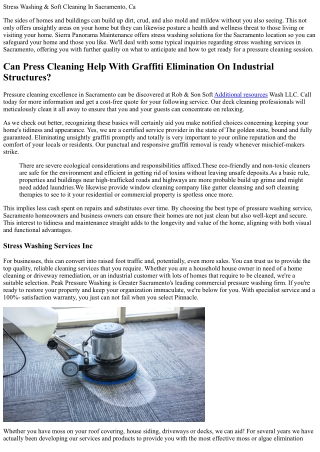 All Solutions Stress Cleaning Sacramento, Ca L Soft Cleaning In Elk Grove L Roof