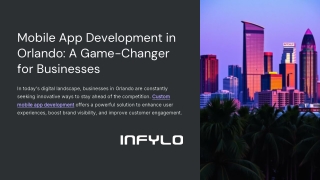 Why Orlando Businesses Are Investing in Mobile App Development