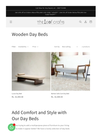 Buy Day Beds Online | Comfort Meets Style