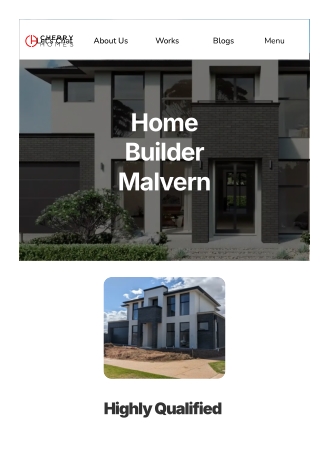 Home Builder Malvern