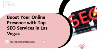 Boost Your Online Presence with Top SEO Services in Las Vegas
