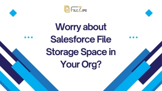 Worry about file storage space you have in your Salesforce org?