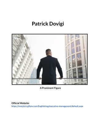 Patrick Dovigi - A Prominent Figure