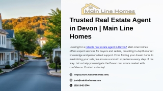 Trusted Real Estate Agent in Devon  Main Line Homes