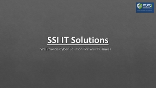 SSI IT Consulting: Cutting-Edge IoT Security Solutions for Businesses