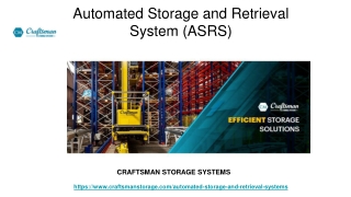 Automated Storage and Retrieval System