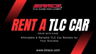 Rent a TLC Car – Drive with Ease