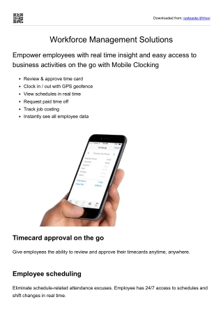 Workforce Management Solutions