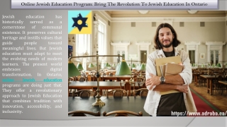 Online Jewish Education Program Bring The Revolution To Jewish Education In Ontario