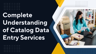 Complete Understanding of Catalog Data Entry Services