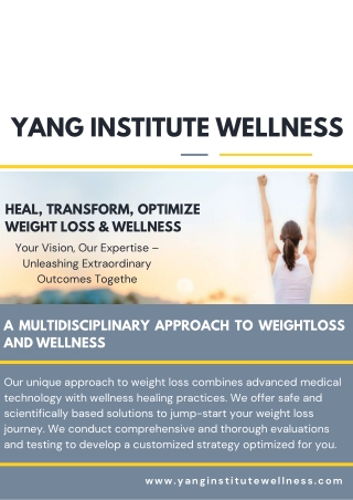 Join Weight Loss Clinics and Experience Optimal Results Through a Structured...