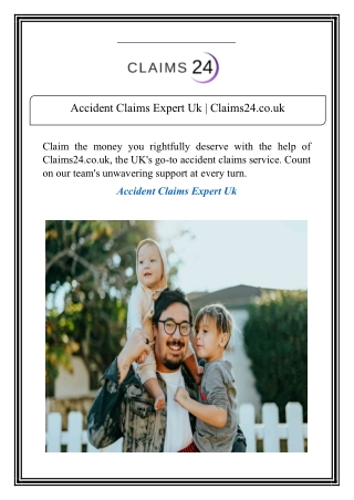 Accident Claims Expert Uk | Claims24.co.uk