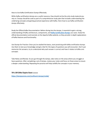 Kafka Certification Dumps