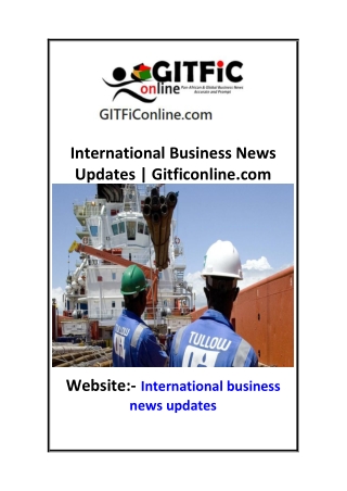 International Business News Updates | Gitficonline.com