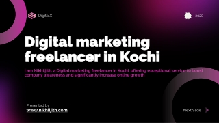 Digital marketing freelancer in Kochi