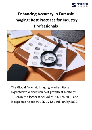 Forensic Imaging Market