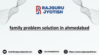 family problem solution in ahmedabad