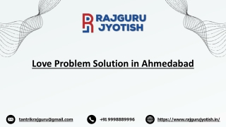 Love Problem Solution in Ahmedabad