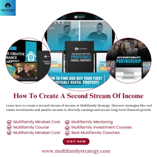 How To Create A Second Stream Of Income