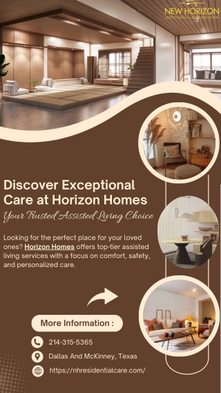 Discover Exceptional Care at Horizon Homes