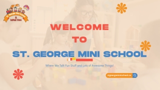 Infant Daycare North York | St. George Mini School