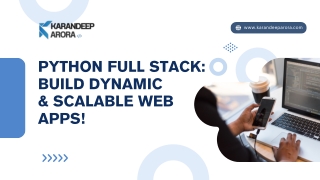 Python Full Stack: Build, Deploy & Scale Web Apps!