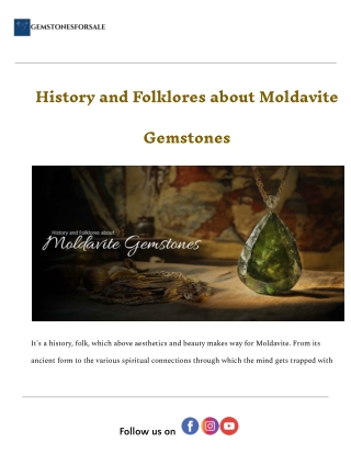 Unveiling the Mystical Powers of Moldavite