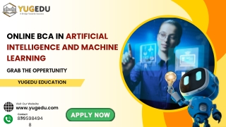 Online BCA in Artificial Intelligence and Machine Learning: YUGEDU Education