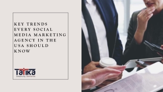 Key Trends Every Social Media Marketing Agency in the USA Should Know