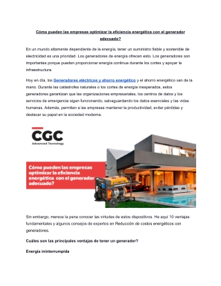 Cómo pueden las empresas optimizar la eficiencia energética con