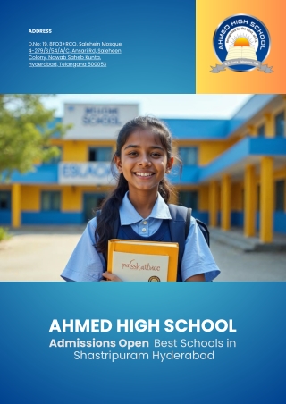 Admissions Open – Best Schools in Shastripuram Hyderabad