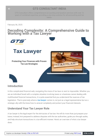 Decoding Complexity: A Comprehensive Guide to Working with a Tax Lawyer