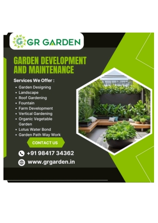 GR Gardaning services in coimbatore
