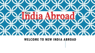 New India Abroad the Best for Indian Diaspora Events