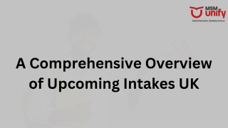 Navigating the Upcoming Intakes UK: Tips for International Students