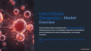 Liver Cirrhosis Therapeutics