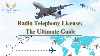 How to Become a Pilot: The Role of RT License