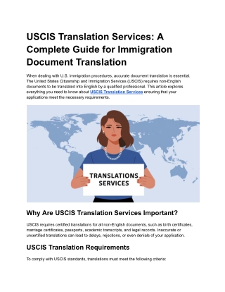 USCIS Translation Services_ A Complete Guide for Immigration Document Translation